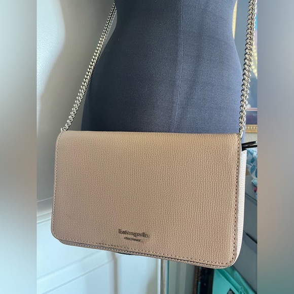KATE SPADE New York Luxury Leather Mini Crossbody Wallet Phone Case Chain NWOT - Picture 1 of 6